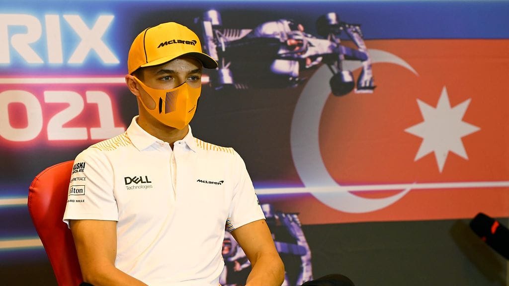 Lando Norris sai Azerbaidzhanin GP:ssä kolmen sijan lähtöruuturangaistuksen.