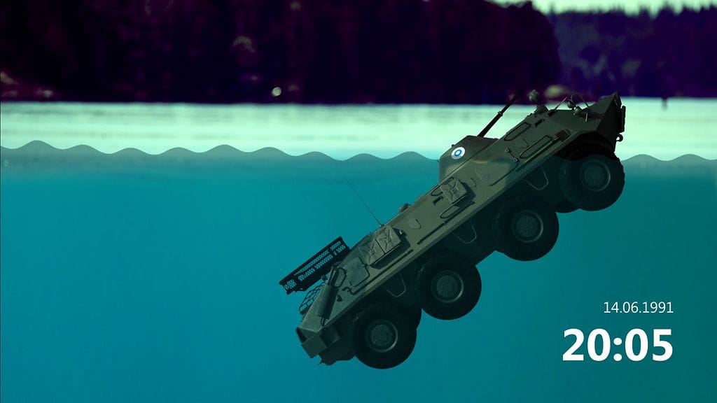 Taipalsaari onnettomuuden eteneminen animaatio