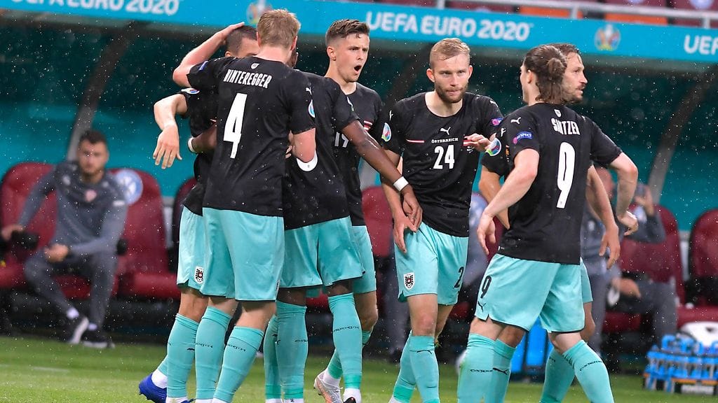 Itävalta juhli Pohjois-Makedoniaa vastaan.