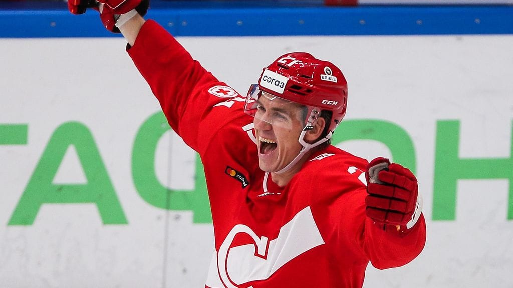 Jori Lehterä tehtaili kuluneella KHL-kaudella Moskovan Spartakissa vahvaa numerotulosta.