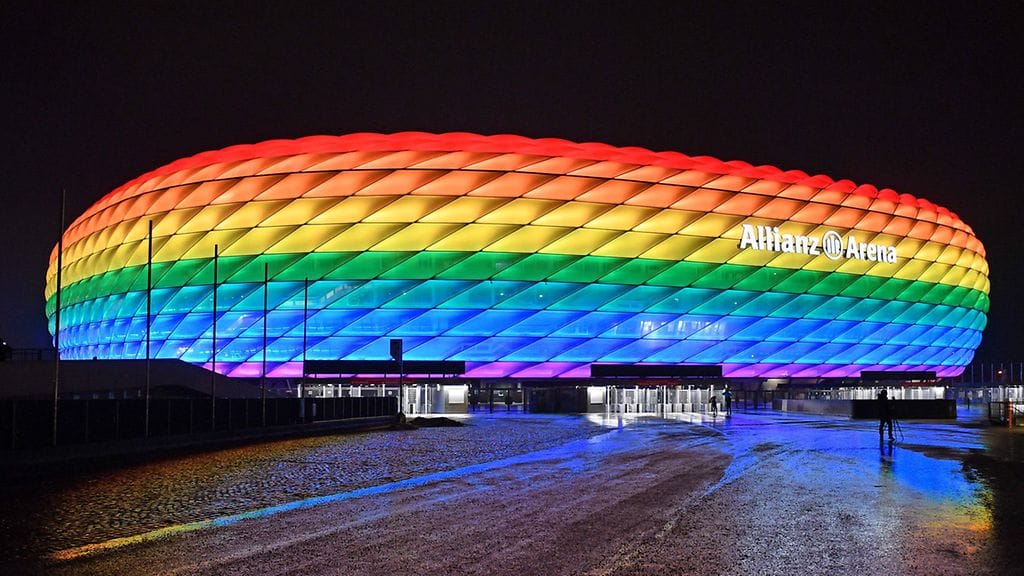 Saksassa pelataan EM-kisaotteluita Bayern Münchenin kotistadionilla Allianz Arenalla.