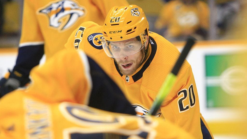 Miikka Salomäki on pelannut NHL:ää Nashville Predatorsissa.