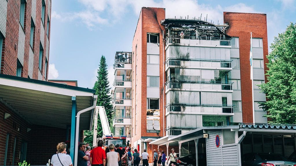 Savonlinna palanut kerrostalo 1 LK 26.6.2021