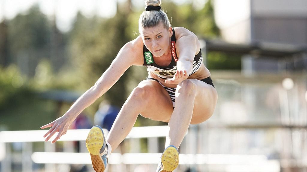 Kristiina Mäkelä Orimattilassa kesäkuussa 2021.