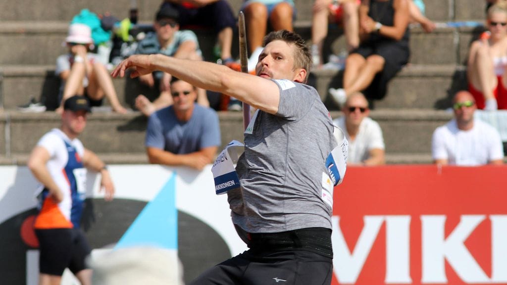 Antti Ruuskanen heitti Saarijärven juhannuskisoissa vaatimattoman tuloksen 77,89 metriä.