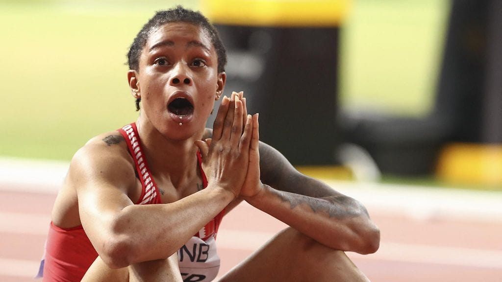 Salwa Eid Naser hämmästyi Dohan MM-kisoissa ajastaan, joka oikeuttaa 400 metrin kaikkien aikojen tilastossa kolmannelle sijalle.