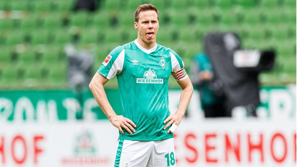 Niklas Moisander toimi aiemmin Werder Bremenin kapteenina.