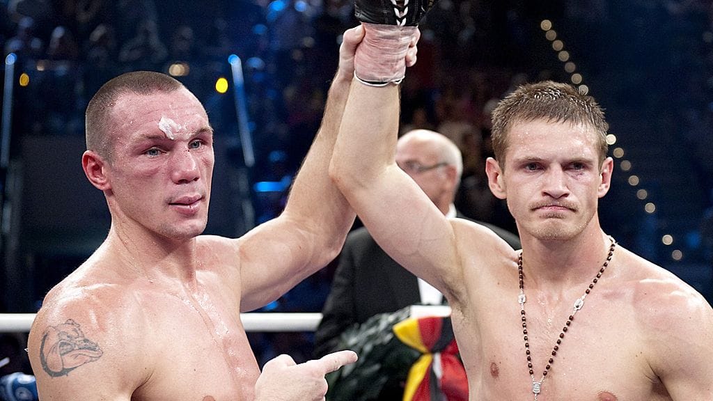 Sebastian Sylvester (vas.) joutui myöntämään Grzegorz Proksan itseään paremmaksi.