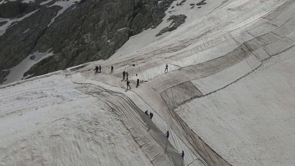 Presenan jäätikkö, Italia