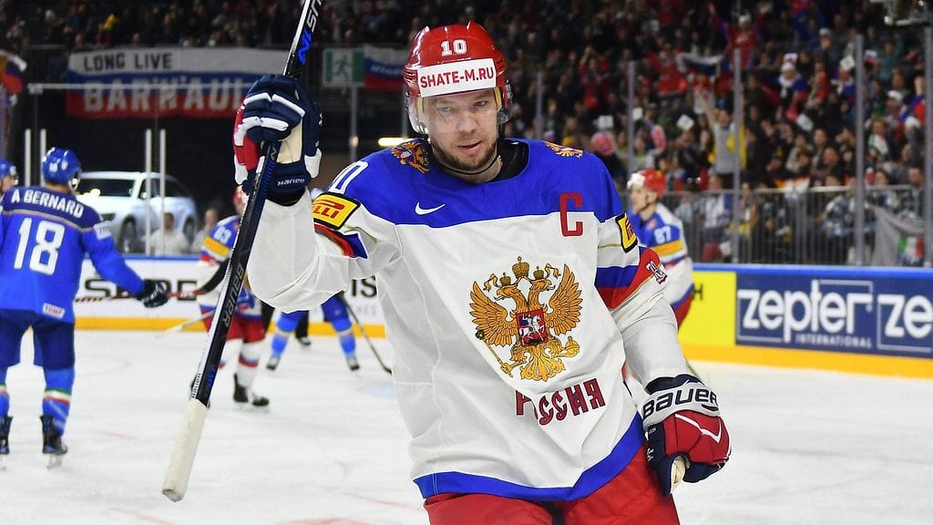 Kapteenin rooli tuli Sergei Mozjakinille urallaan tutuksi myös Venäjän maajoukkueessa.