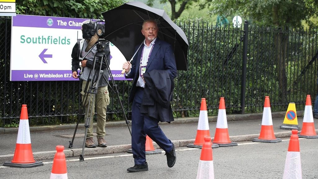 Boris Becker toimii Wimbledonin tennisturnauksessa BBC:n asiantuntijana.