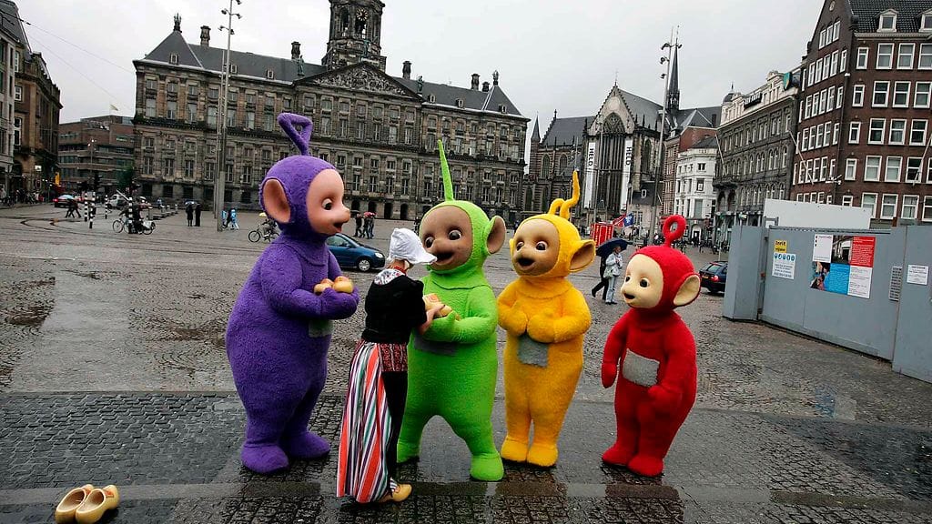 Teletapit vierailivat Amsterdamissa, Alankomaissa, osana maailmankiertuettaan vuonna 2007.