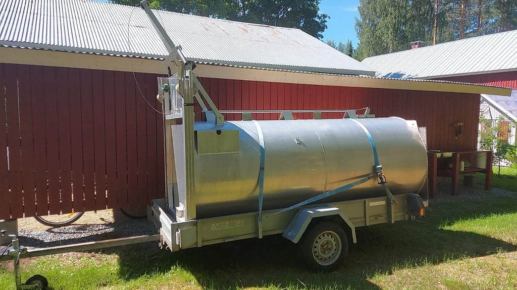 Karhun kiinni ottamiseen käytettävä ansa.