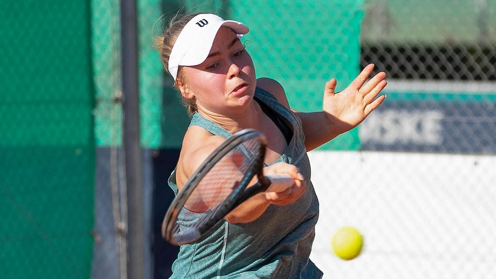 Laura Hietaranta nähdään Wimbledonin tyttöjen nelinpelin finaalissa. Arkistokuva.