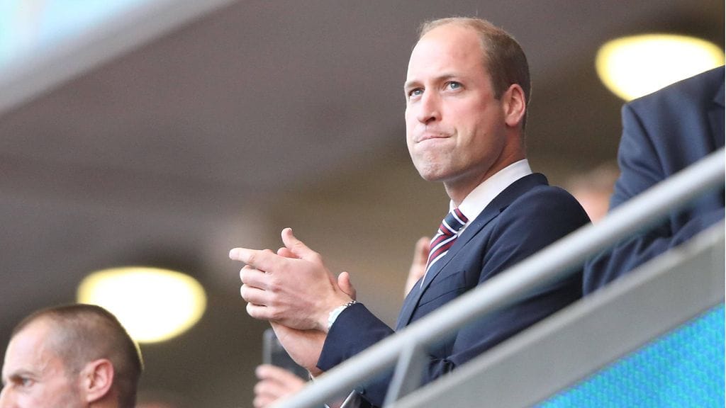 Prinssi William järkyttyi Englannin fanien käytöksestä jalkapallon EM-finaalin jälkeen.