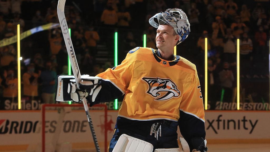 Pekka Rinne päätti jääkiekkouransa kuluneeseen NHL-kauteen.