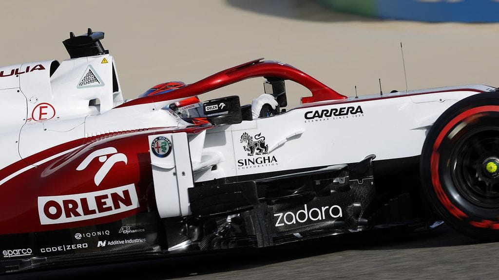 Kimi Räikkönen on ajanut F1-sarjassa viime vuodet Alfa Romeolla.