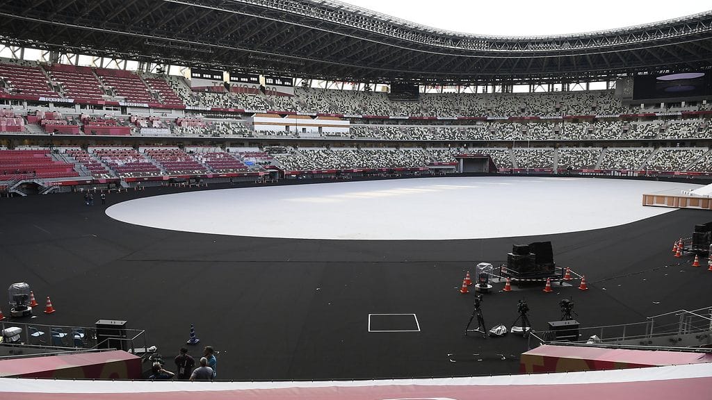 Japanin kansallisstadion toimii Tokion olympialaisten päänäyttämönä.