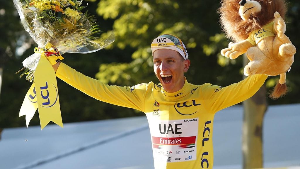 Tadej Pogacar voitti jälleen Tour de Francen.