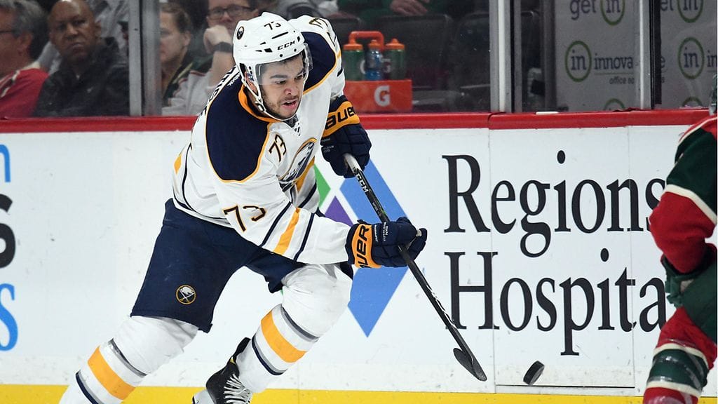 Nick Baptiste on pelannut urallaan 47 NHL-ottelua, kaikki Buffalo Sabresissa.