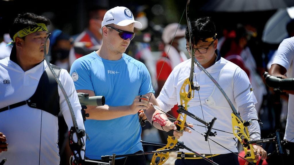 Antti Vikström kärsi pahoista välineongelmista jousiammunnan yksilökilpailun rankingkierroksella.