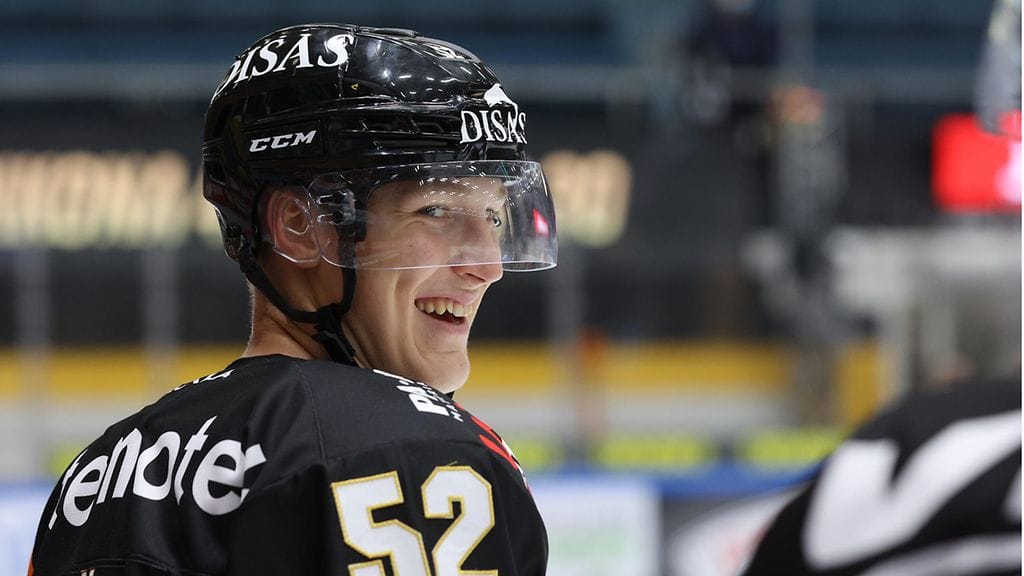 Aatu Räty oli pelipäällä. Arkistokuva.