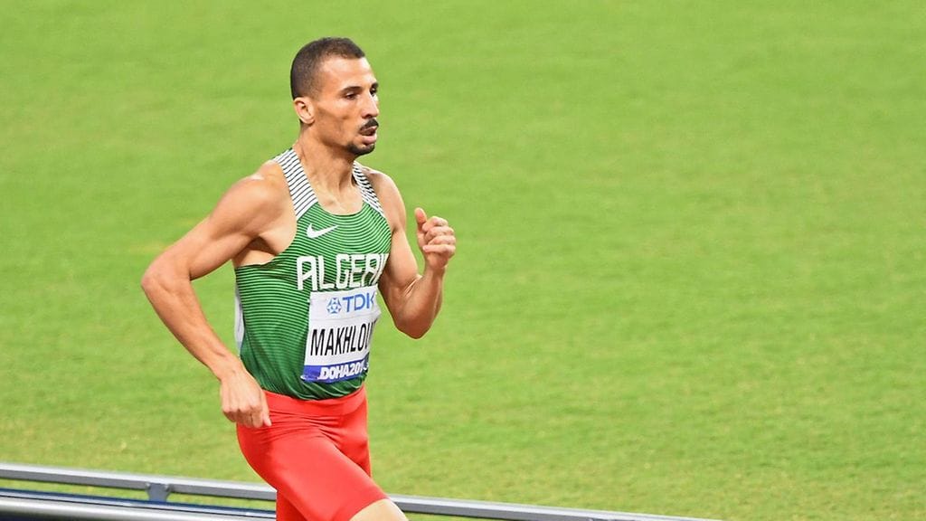 Taoufik Makhloufi juoksi kaksi vuotta sitten Dohan MM-kisoissa 1 500 metrillä hopeaa.