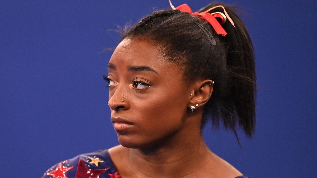 Simone Biles joutui keskeyttämään kisansa Tokion olympialaisissa.