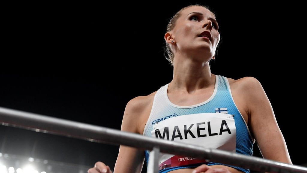 Kristiina Mäkelä venytti sentin erolla olympiafinaaliin.