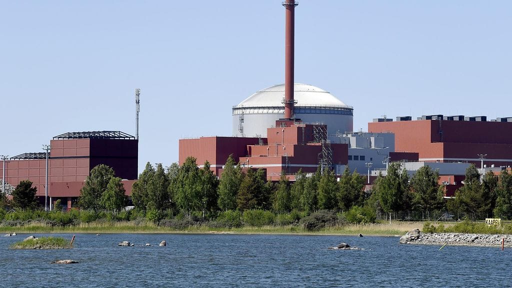 TVO:n OL 3 Olkiluodon voimala-alueella  Eurajoella 29. toukokuuta 2018.