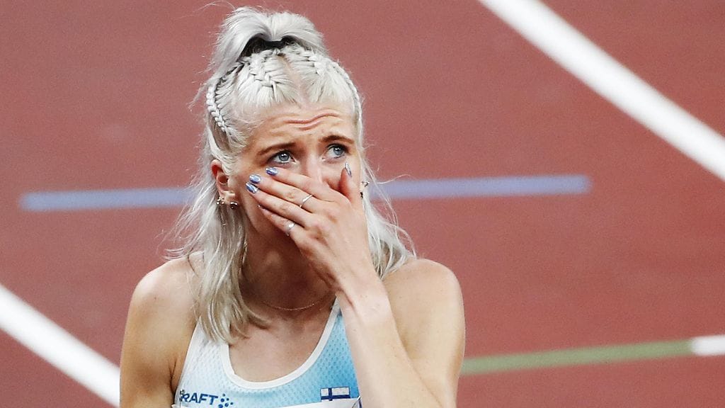 Sara Kuivisto juoksi sensaatiomaisesti Suomen ennätyksen Tokion olympialaisten 800 metrin välierässä.