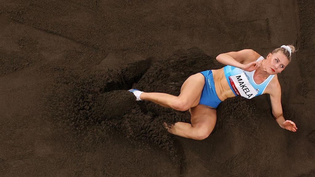 Kristiina Mäkelä oli kolmiloikan olympiafinaalin 11:s.