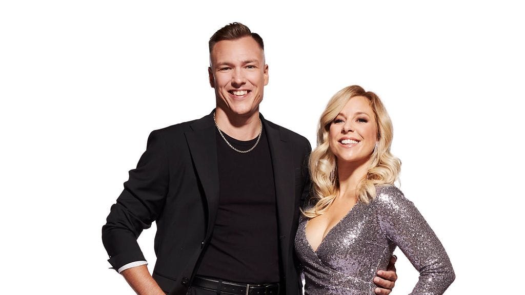 Tanssii Tähtien Kanssa -pari Anssi Heikkilä ja Krista Siegfrids.