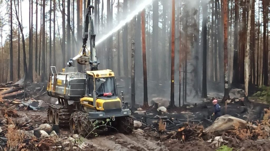 Kalajoen maastopalo oli poikkeuksellinen Suomessa.