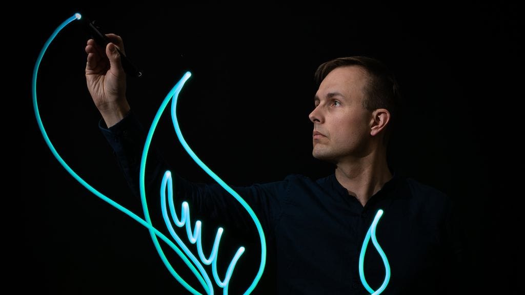 Hannu Huhtamo self portrait