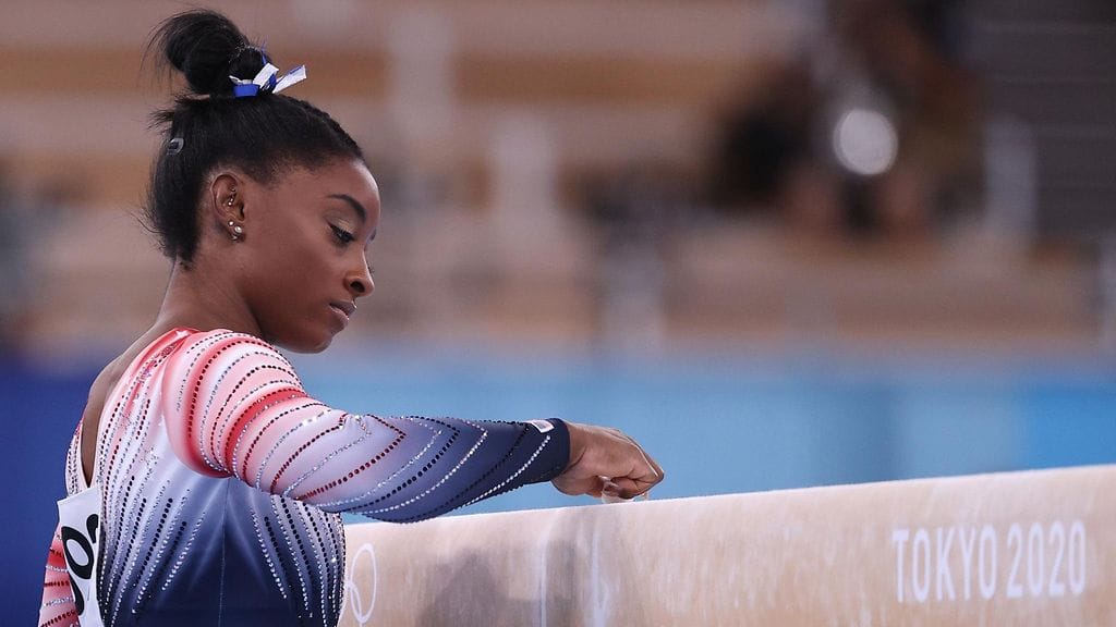 Simone Biles oli yksi Tokion olympialaisten puhutuimmista urheilijoista.