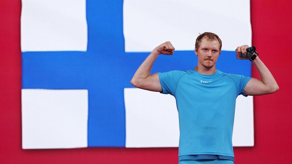 Lassi Etelätalo oli keihäsfinaalin kahdeksas.