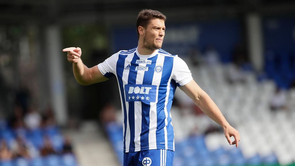Filip Valencic iski HJK:n voittomaalin Kotkassa.