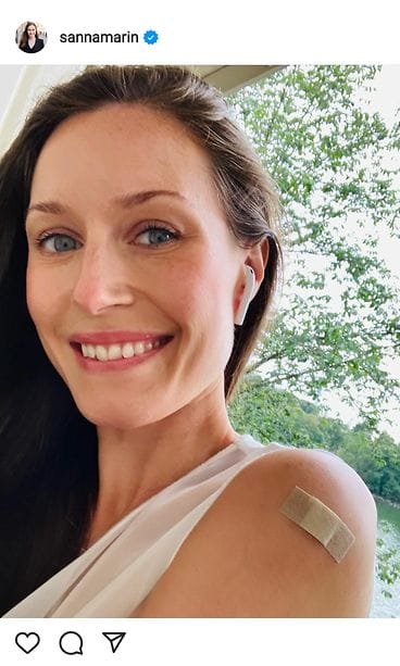Sanna Marinin Instagram-julkaisu