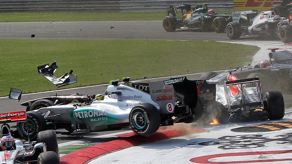 Italian GP:n lähtökolari