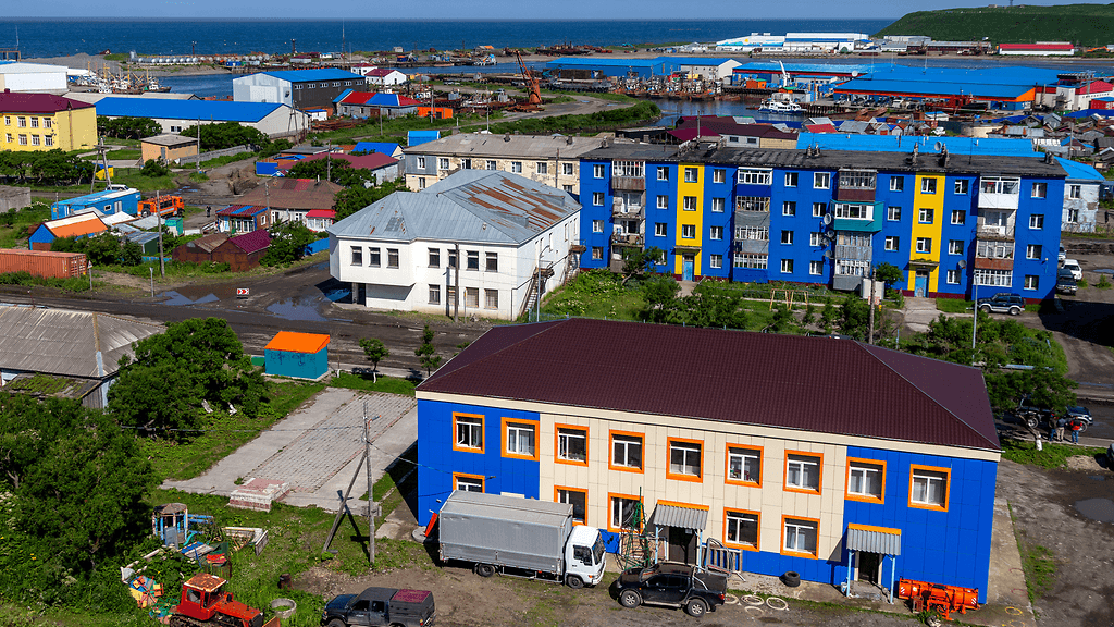 Kamchatka, Ozernovskin kylä.