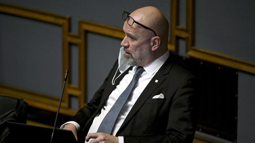 Perussuomalaisten kansanedustaja Mauri Peltokangas.