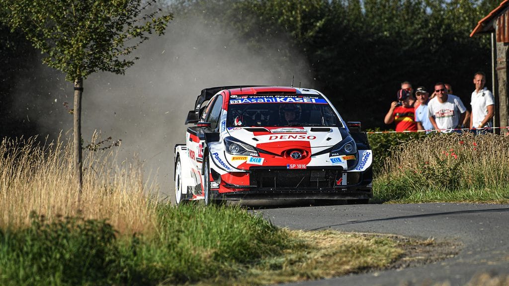 Elfyn Evans oli Belgian MM-rallin 11. erikoiskokeen nopein.