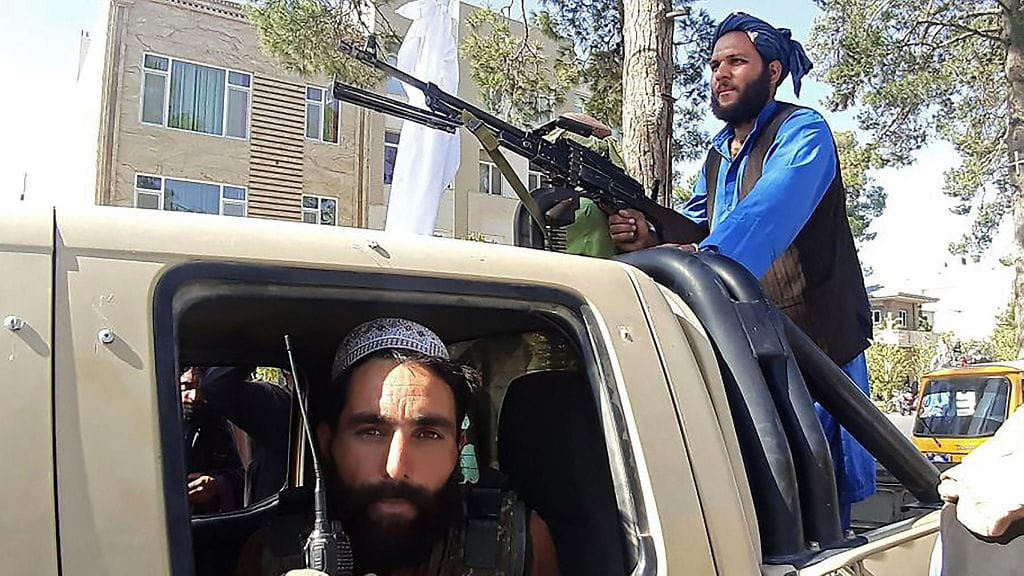 Taleban-taistelijoita Afganistanin kolmanneksi suurimmassa kaupungissa Heratissa.