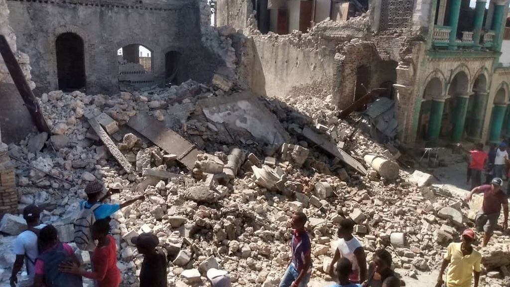 30 000 asukkaan Jérémie kärsi maanjäristyksessä.