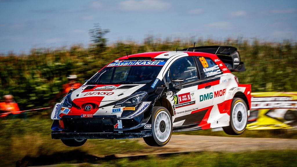 Kalle Rovanperä nousi Belgian MM-rallin toiseksi ohi Elfyn Evansin.