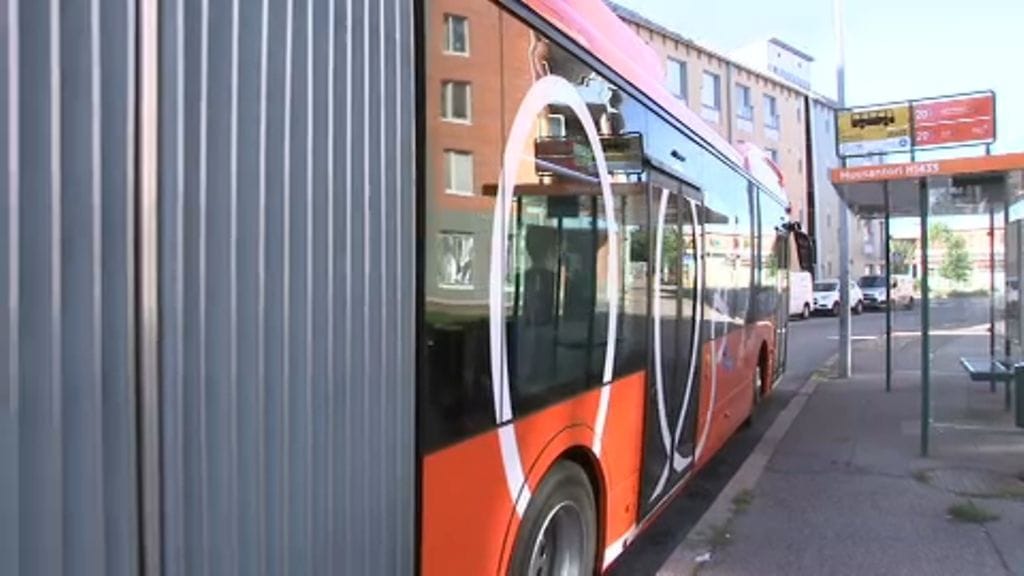 Vantaalla tapahtui reilu viikko sitten bussikuskin puukotus/ kuvan linja-auto ei liity tapaukseen