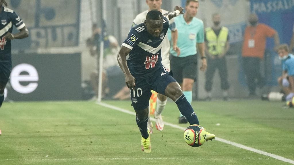 Samuel Kalu joutui jättämään Marseillen ja Bordeaux'n välisen ottelun kesken.