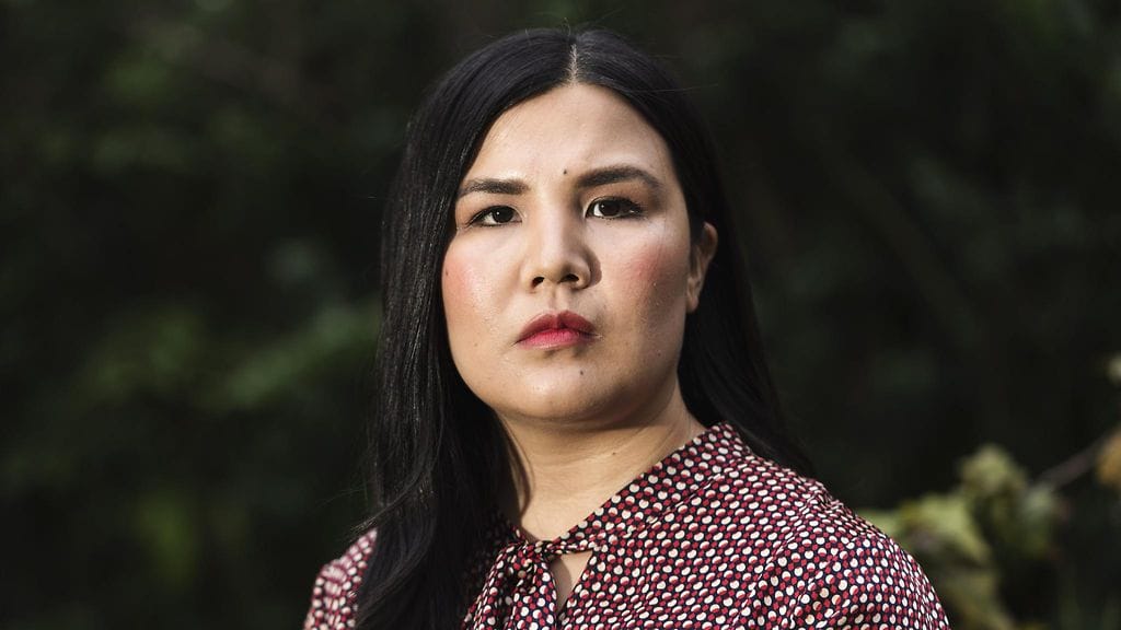 Afganistanissa syntynyt tulkki Aziza Hossaini.