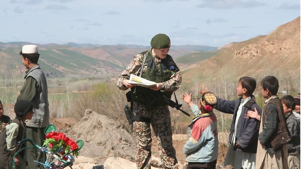 Elli Flén Afganistanin komennuksella